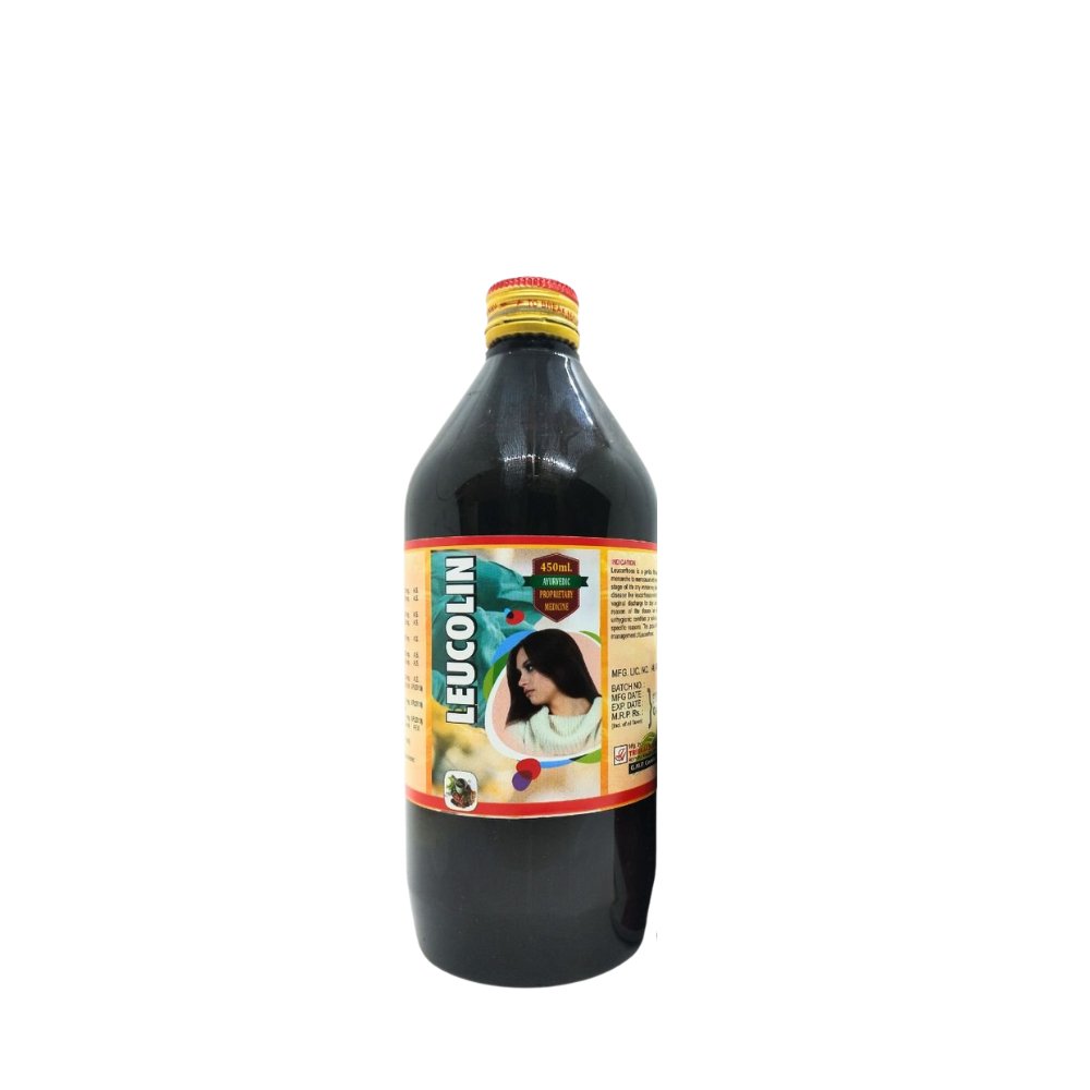 Ayurvedic Leucolin Syrup 450ml. ( pack of 3 )