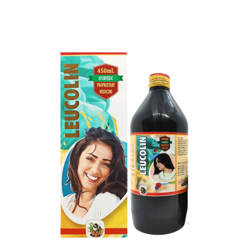 Ayurvedic Leucolin Syrup 450ml. ( pack of 3 )