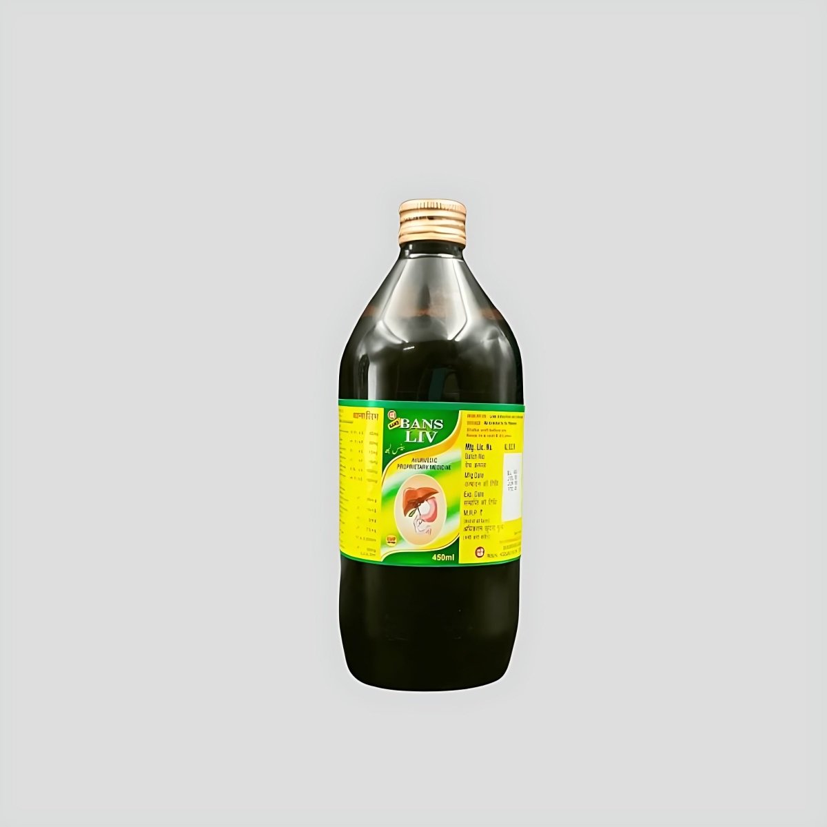 Ayurvedic Liver Care BansLiv Tonic 450ml (Pack Of - 3)