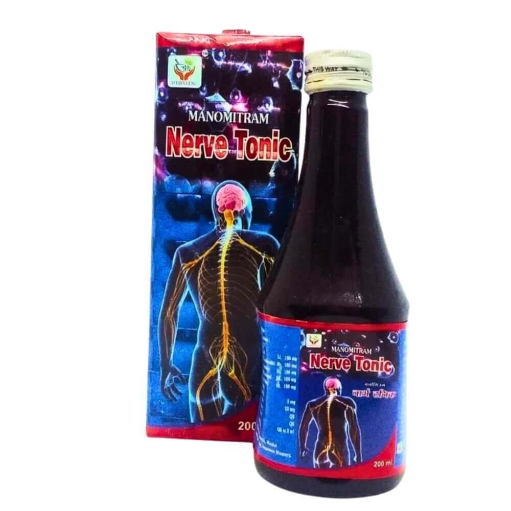 Ayurvedic Manomitram Nerve Tonic (pack of 4)Gitaayurvedic