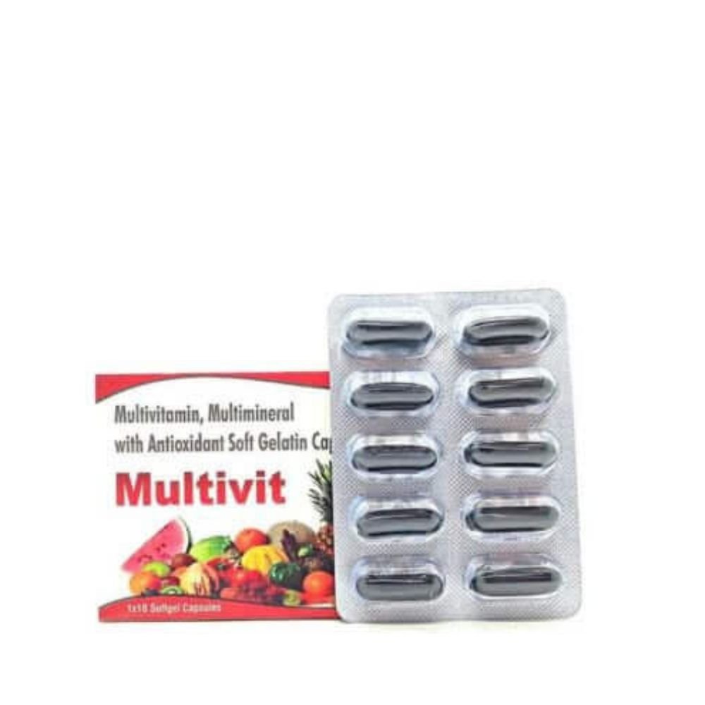 Ayurvedic Multi Vit Syrup & Multivit Capsule (Combo pack - 2)