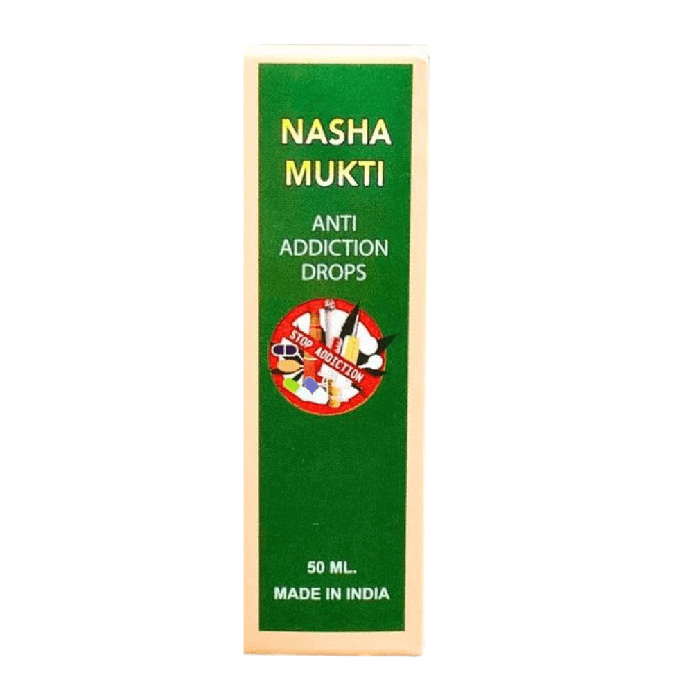 Ayurvedic Nasha Mukti Capsules & Nasha Mukti Drops (combo pack)