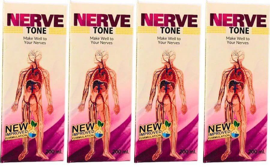 Ayurvedic Nerve Tone Syrup 200 ml Pack of 4