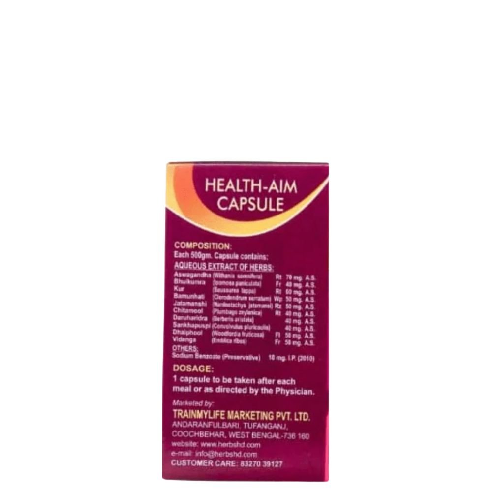 Ayurvedic New A 2M Z Active Health Tonic 450ml & Health Aim Capsule (combo pack)