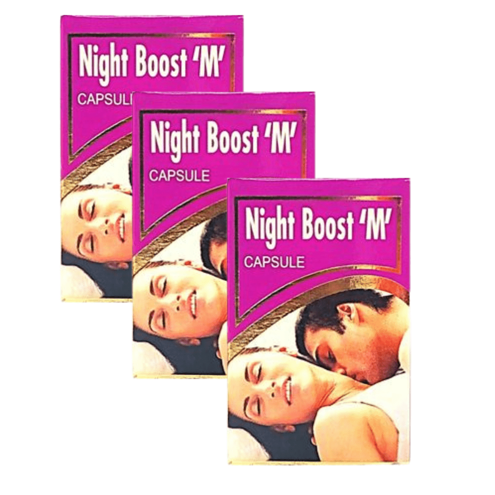 Ayurvedic Night Boost M Capsule( Pack of 3)