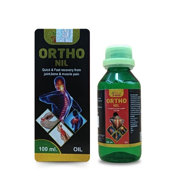 Ayurvedic Ortho Nil Oil 100ml For Artharitis | Herbal Joint Pain Care oil (PACK OF - 3)