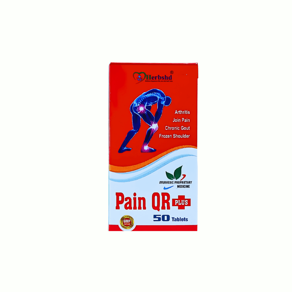 Ayurvedic Pain QR Plus Capsule – Best Natural Relief for Chronic Gout & Joint Pain | Pack of 2
