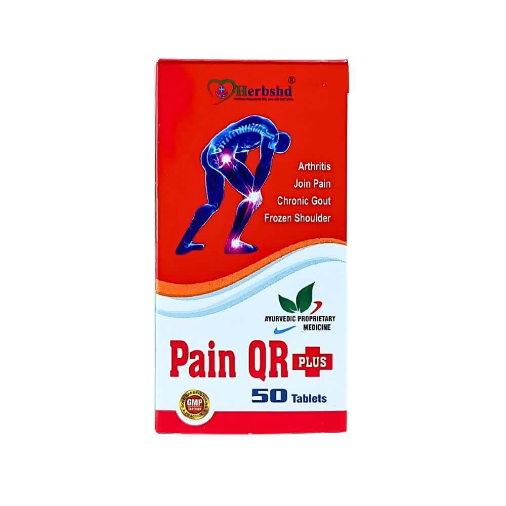 Ayurvedic Pain QR Plus Tablets for muscle pain & chronic pain (Pack Of 2)