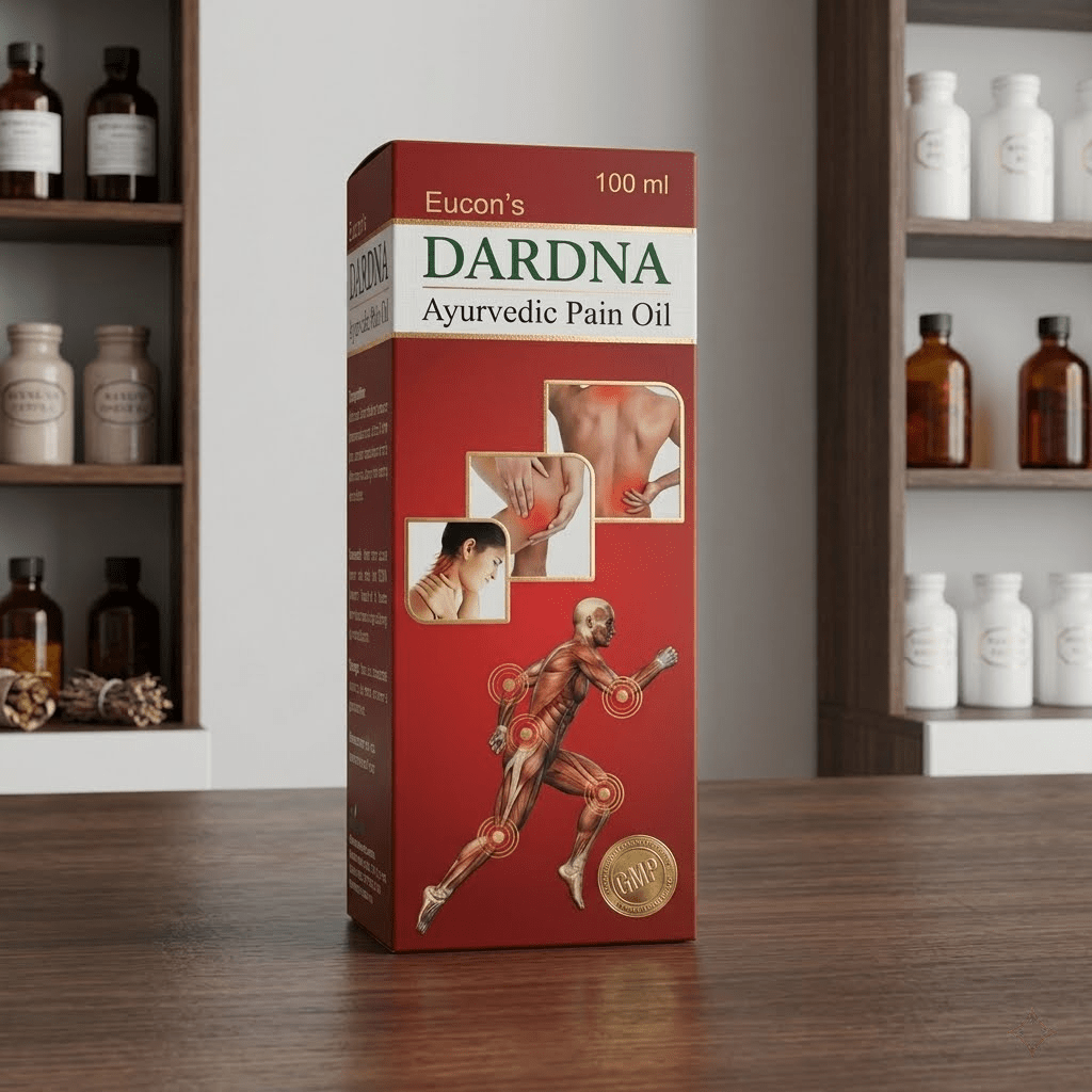Ayurvedic Pain Relief Oil | Pain QR PLUS Capsules DARDNA Ayurvedic Pain Oil Combo