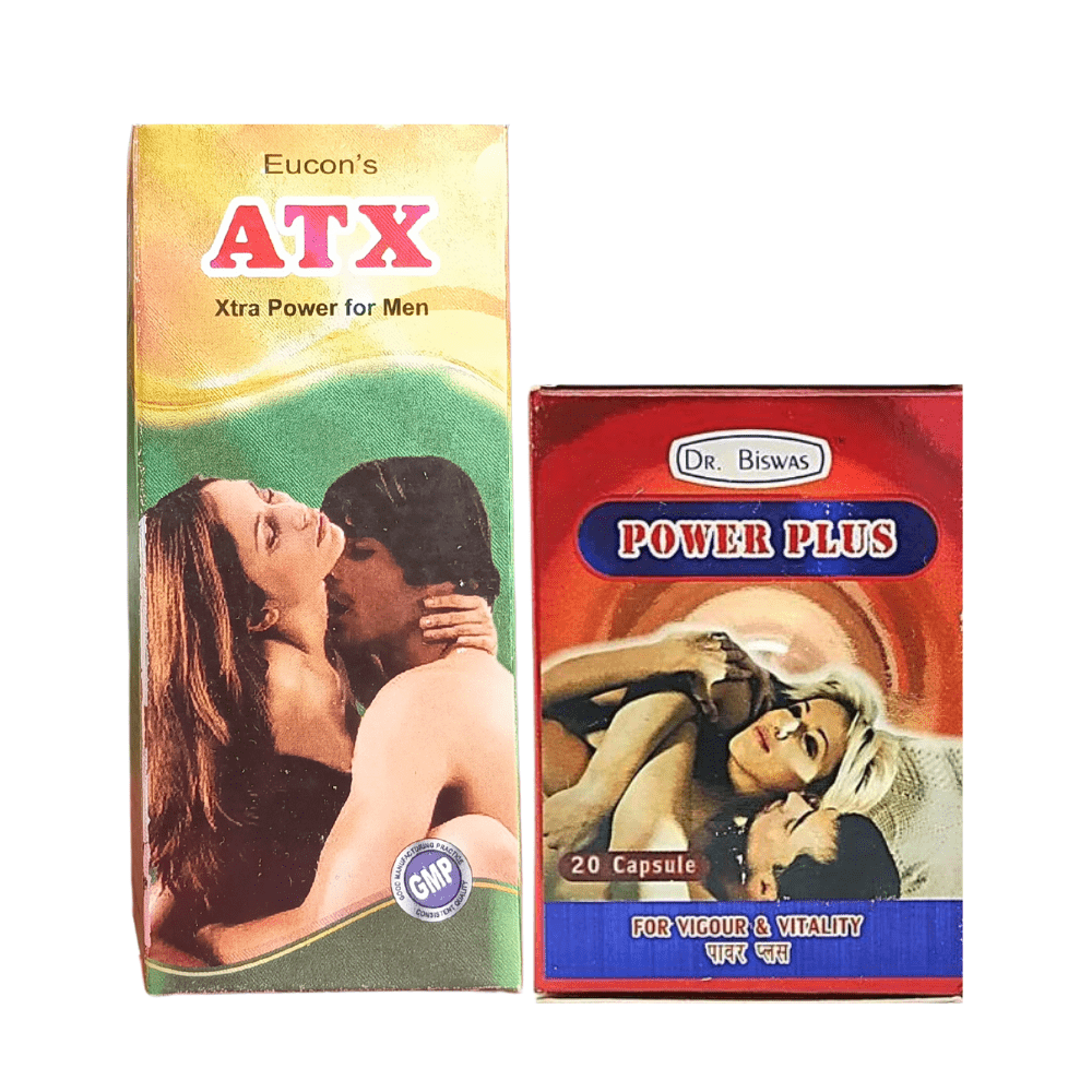 Ayurvedic Power Plus Capsule & ATX Powder (combo pack)