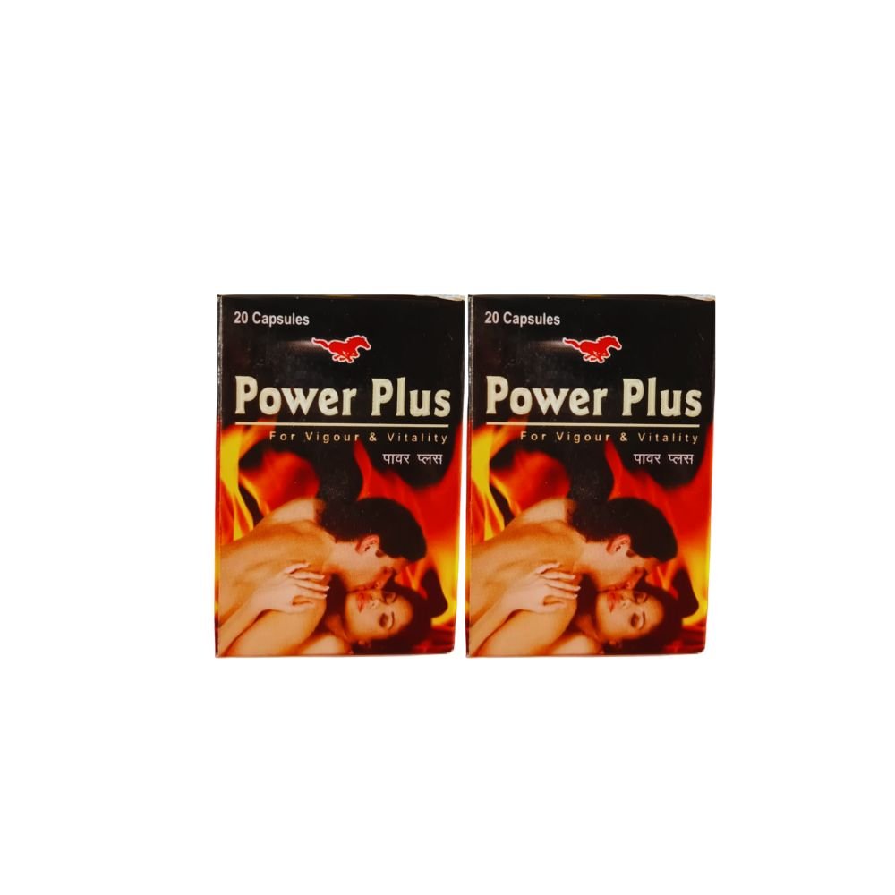 Ayurvedic Power Plus Capsule – Herbal Energy Booster( Pack of 2)
