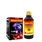 Ayurvedic Relaxo Forte Capsule & Paralitol Oil 100 ml