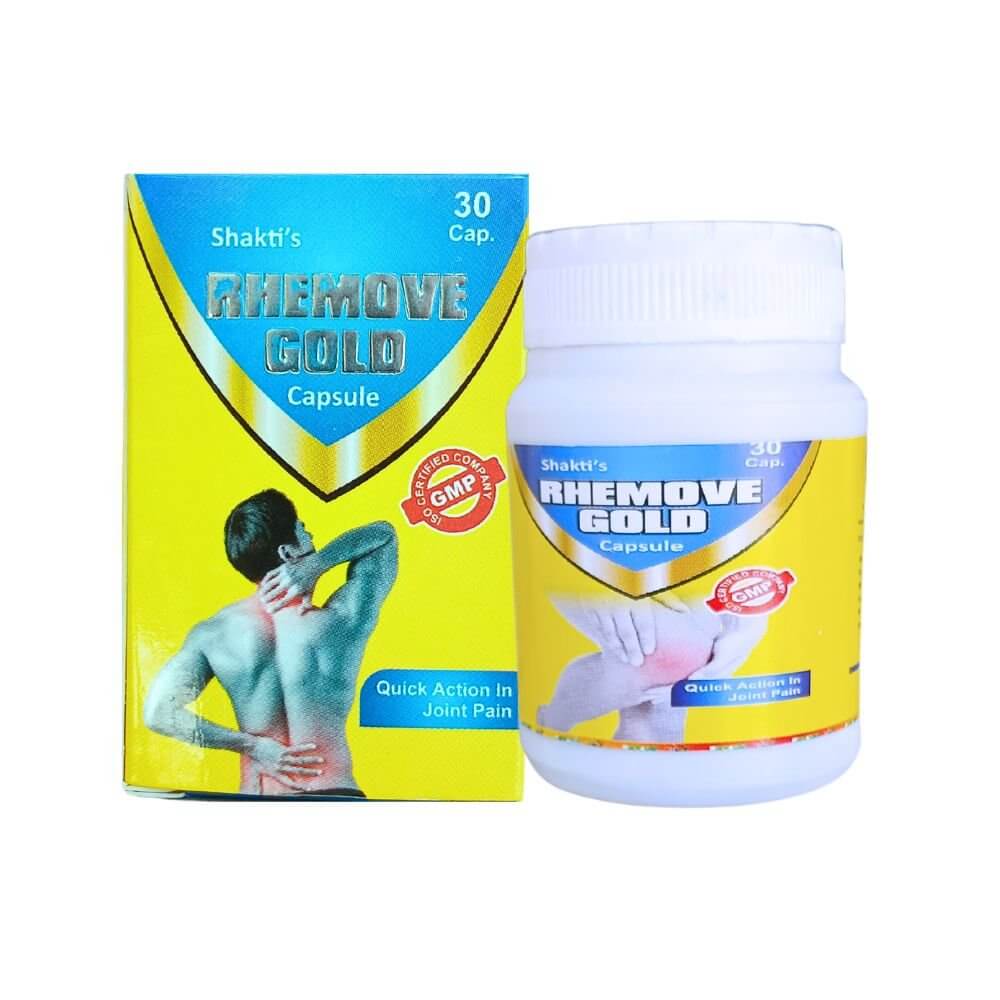 Ayurvedic Rhemove Gold Capsule for Pain Relief