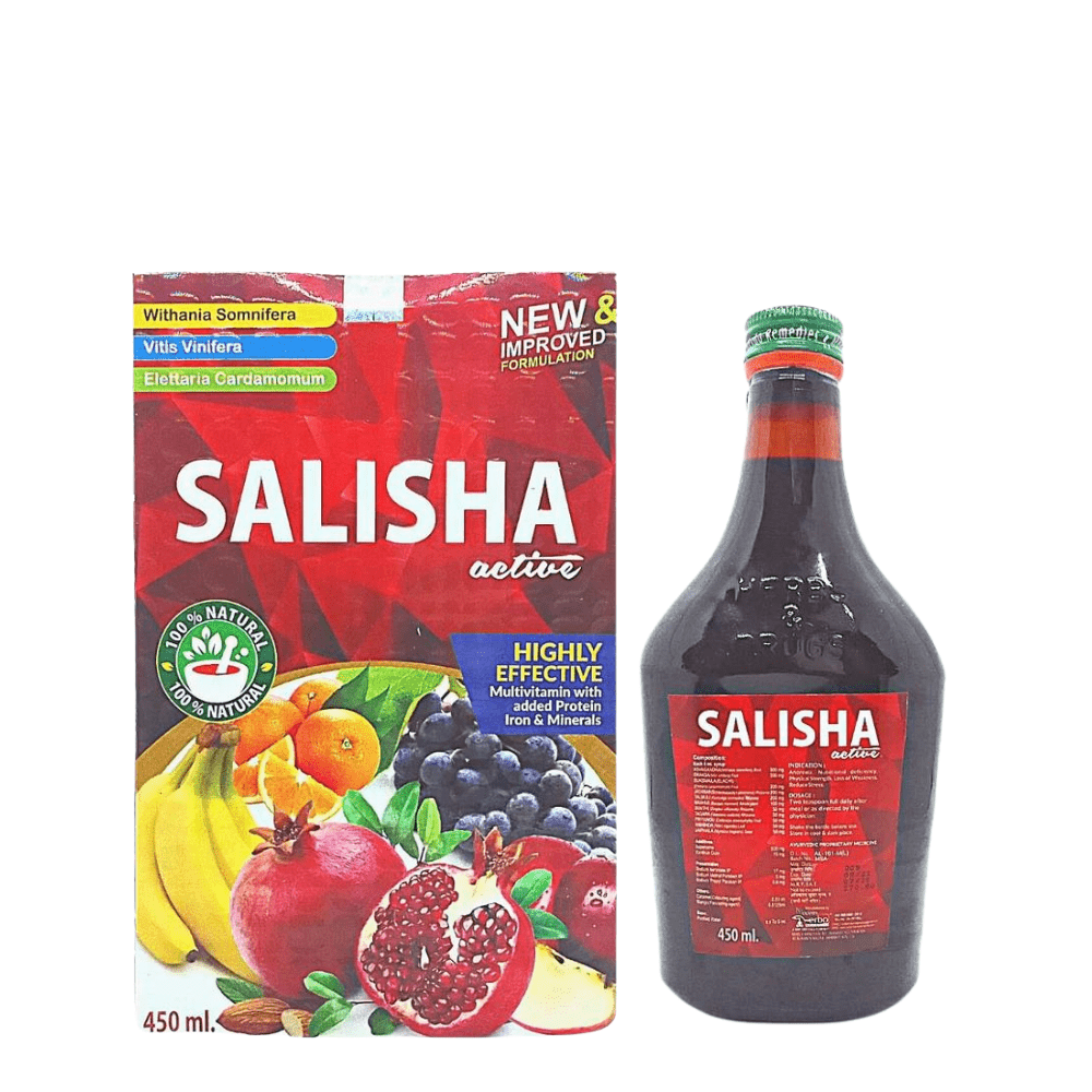 Ayurvedic Salisha Active Syrup(900ml) (Pack of 2)