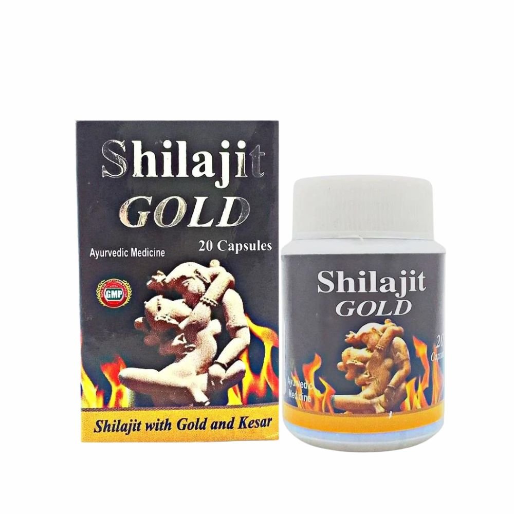 Ayurvedic Shilajit Gold capsule & Extra tablet for vitality increasement (combo pack)