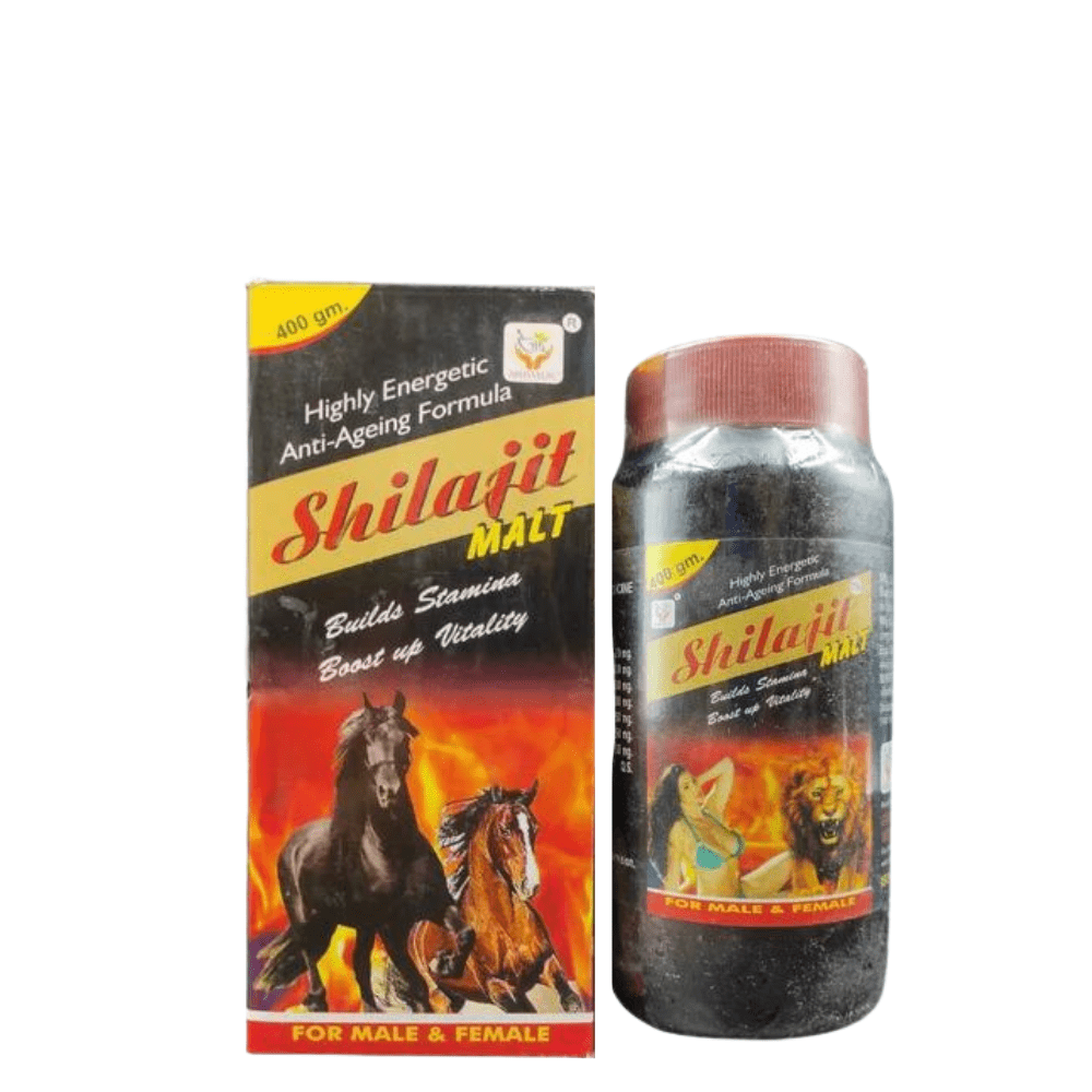 Ayurvedic Shilajit Malt 400gm (pack of 2)