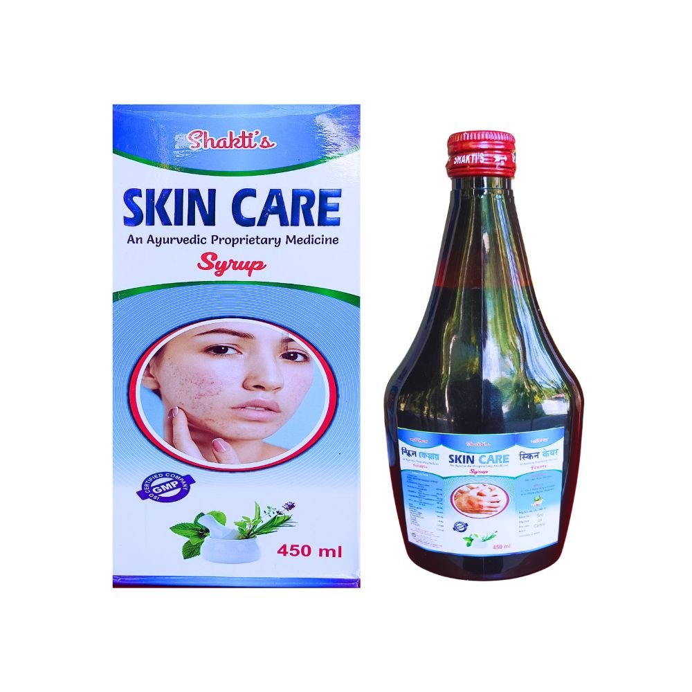 Ayurvedic Skin Care Syrup & Charmo Rog Binasak capsule combo