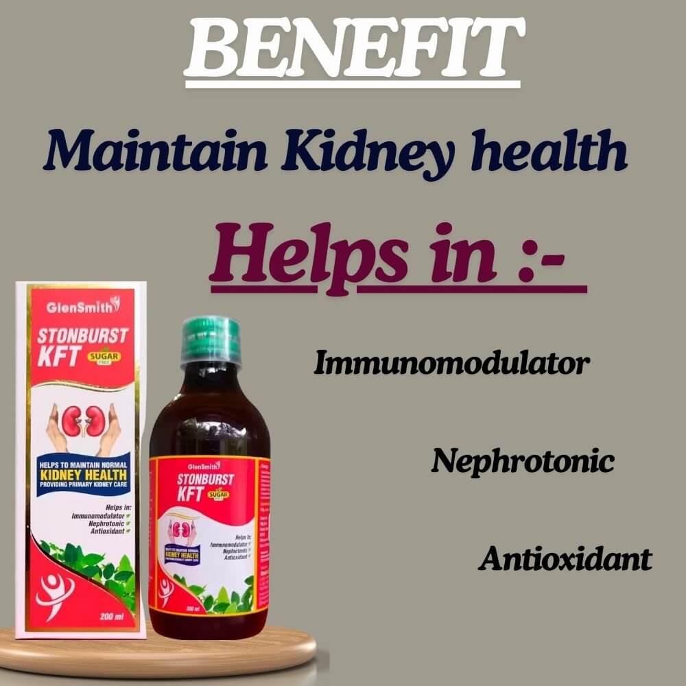 Ayurvedic STONBURST KFT syrup (Pack of 2)