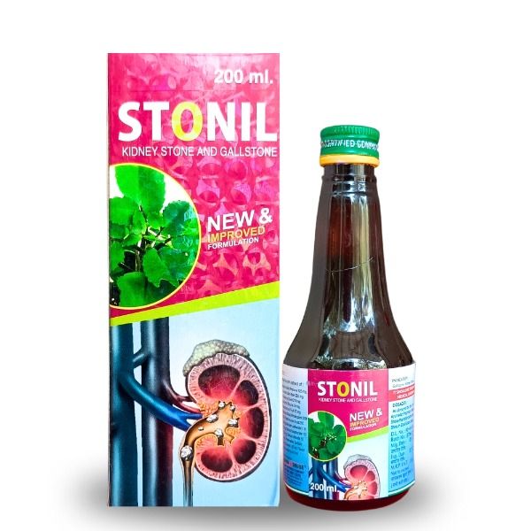 Ayurvedic Stonil Syrup 200ml.(pack of 4)