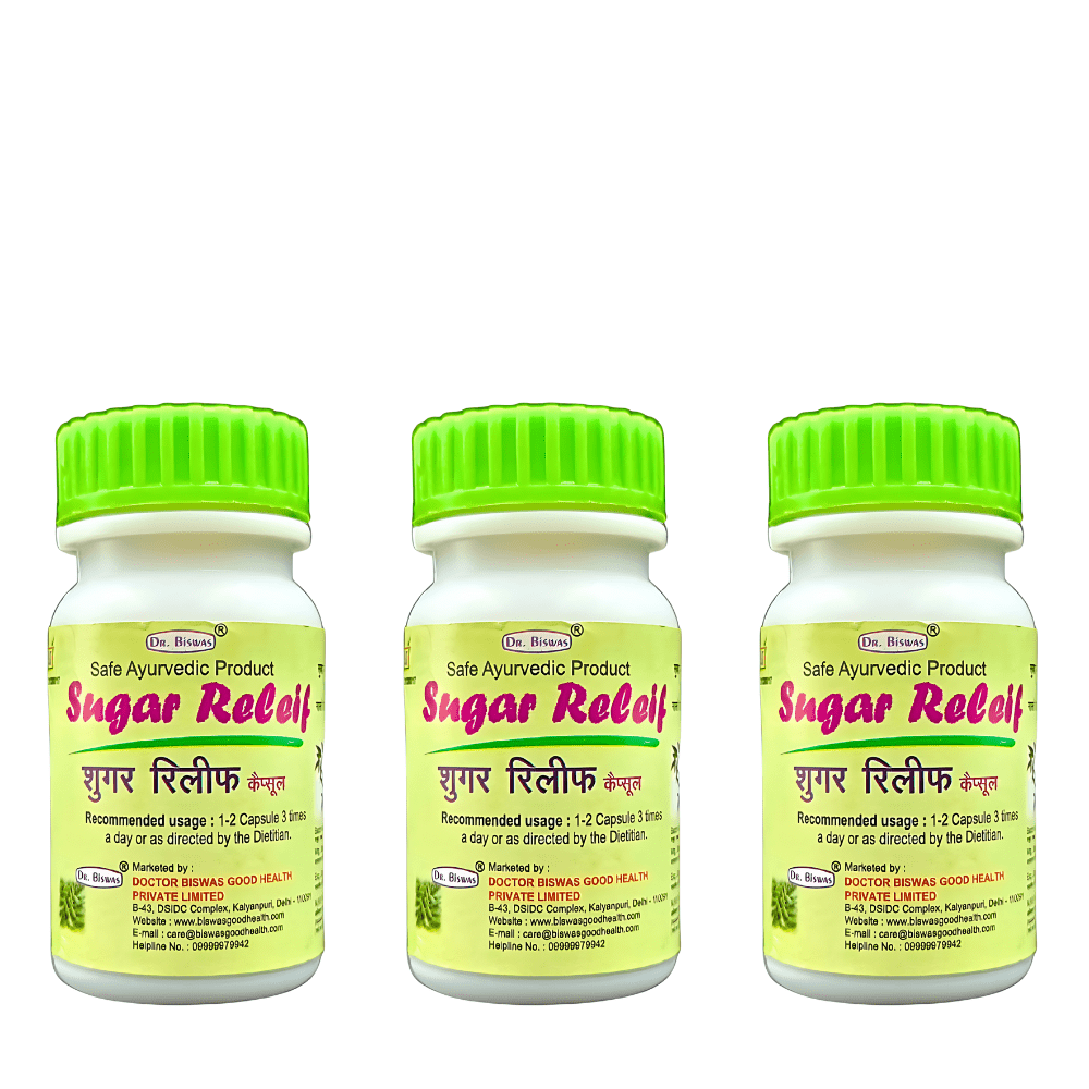 Ayurvedic Sugar Releif capsule Pack of 3