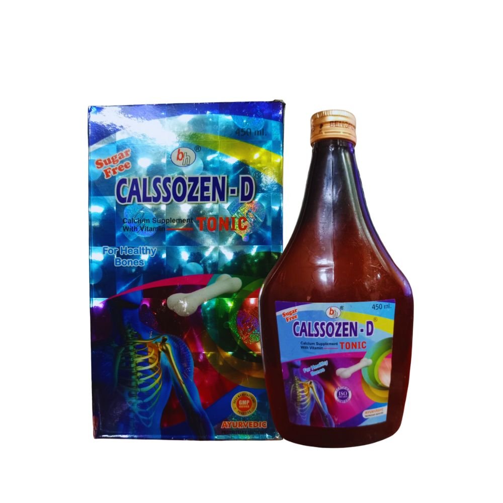 Ayurvedic Suger Free Calssozen - D Tonic & Health AIM Capsule for Calcium, vitamin