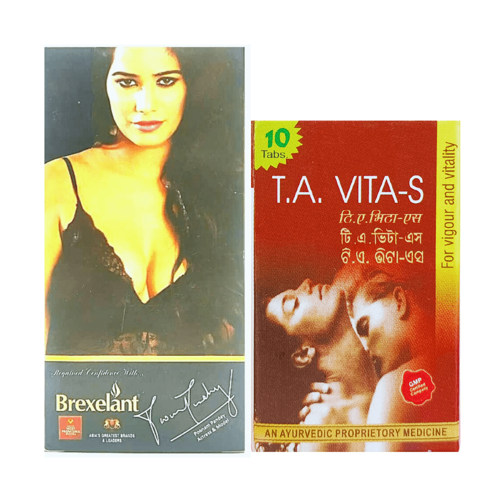 Ayurvedic T.A. Vita & Brexelant breast Cream For Female Pleasure (Combo)