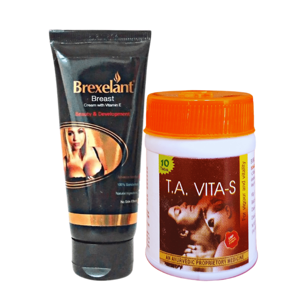 Ayurvedic T.A. Vita & Brexelant breast Cream For Female Pleasure (Combo)