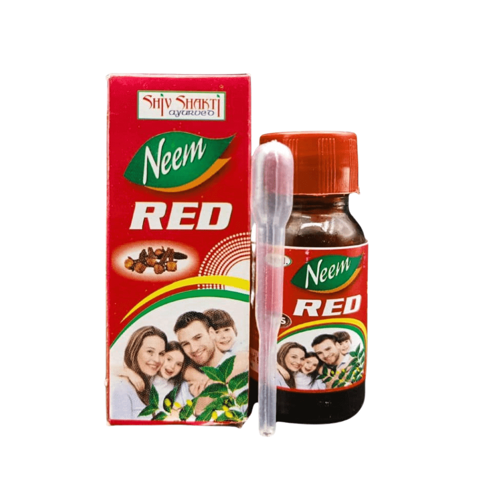 Ayurvedic Tooth care Neem Red Lotion 15ml (Pack Of 9)