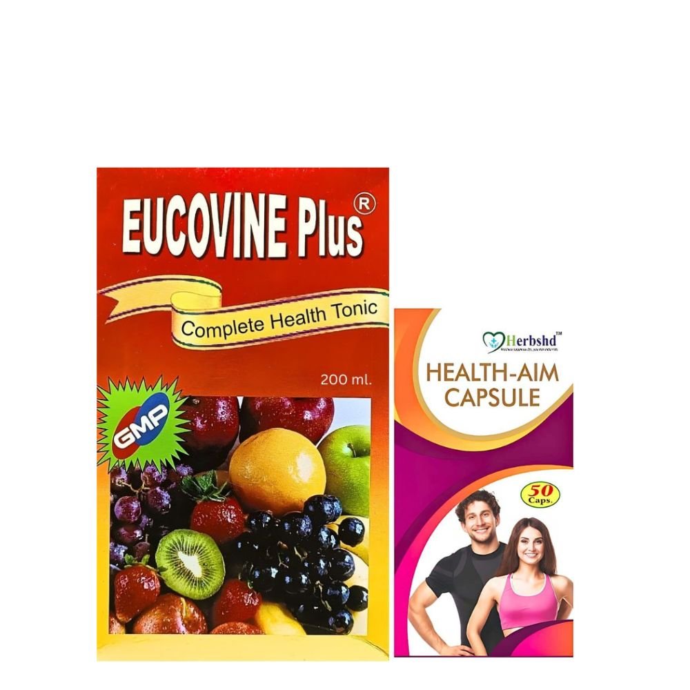 Buy Now: Eucovine Plus Syrup & Health Aim Capsules