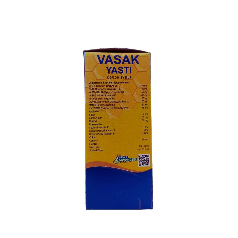 AYURVEDIC VASAK YASTI SYRUP 100 ML (pack of 4)