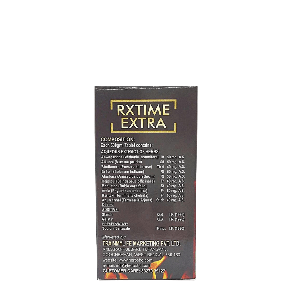 Ayurvedic Zosh Oil 15ml And Rxtime Extra Tablets ( Combo )