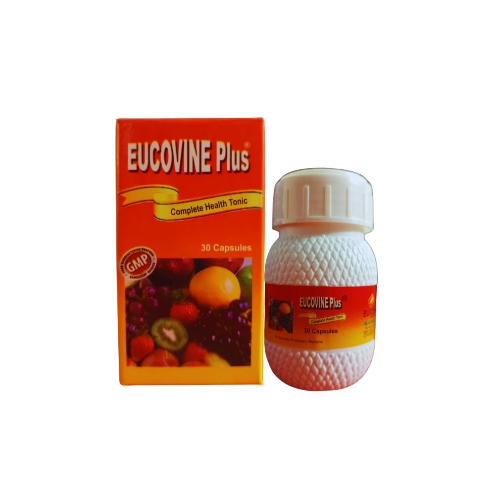 Best Ayurvedic Eucovine Plus Tonic And Eucovine Plus Capsule Complete Health Combo