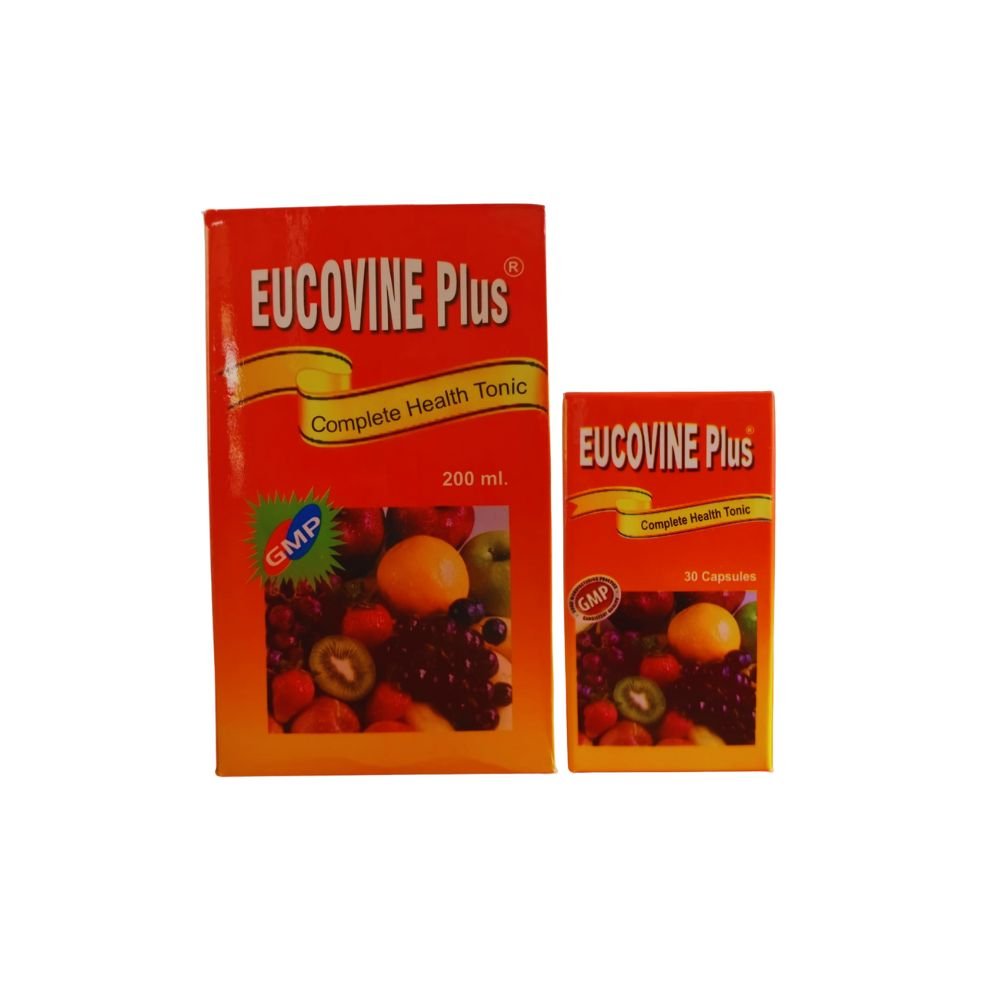 Best Ayurvedic Eucovine Plus Tonic And Eucovine Plus Capsule Complete Health Combo
