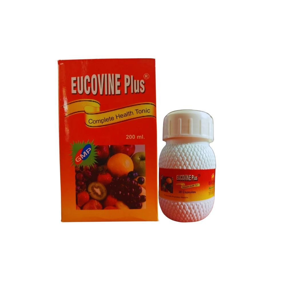 Best Ayurvedic Eucovine Plus Tonic And Eucovine Plus Capsule Complete Health Combo