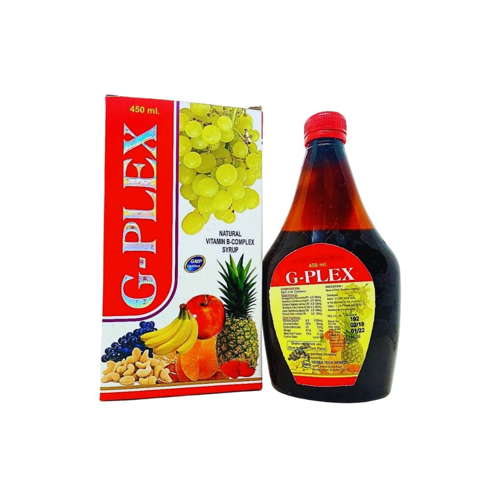 Best Ayurvedic G - PLEX Natural Vitamin B Syrup