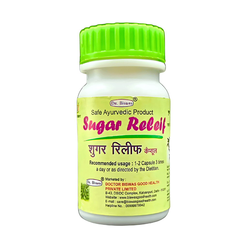 Best Ayurvedic medicine for high blood sugar Biswas Sugar Relief capsule ( PACK OF 3 )