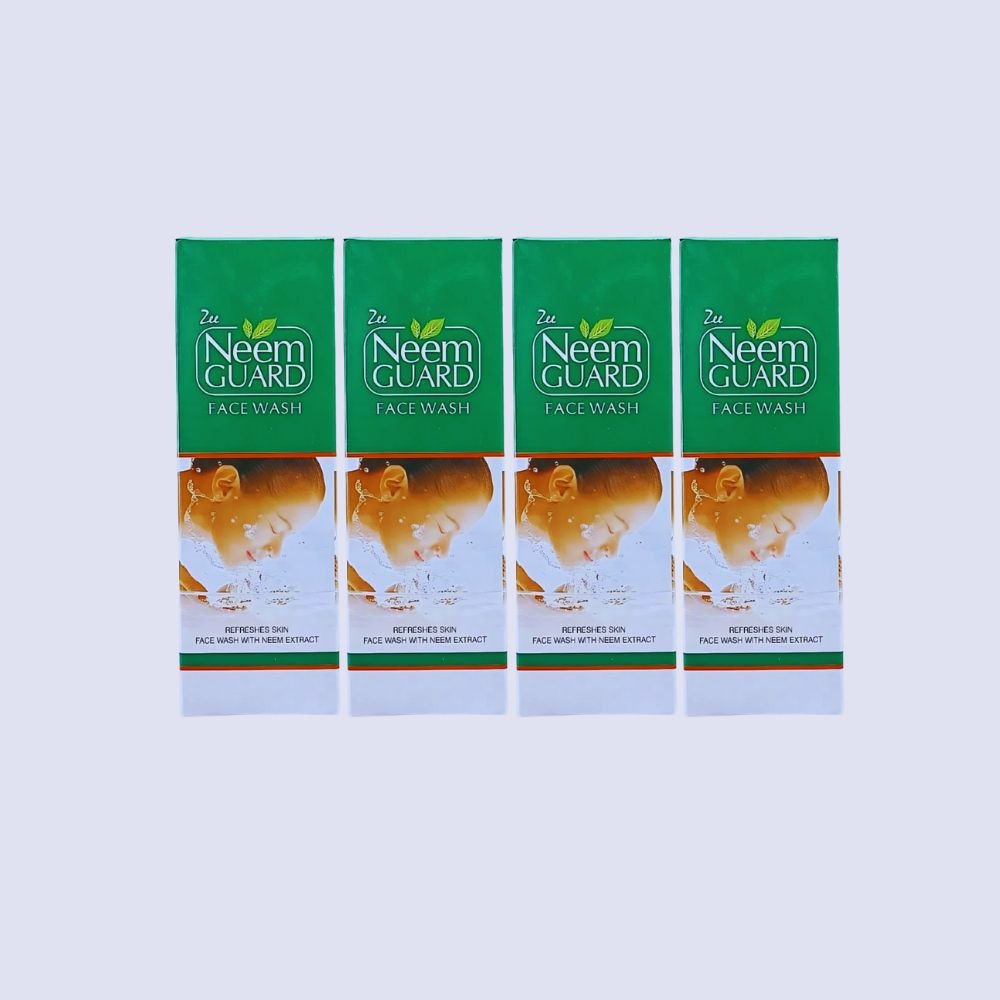 BEST AYURVEDIC NEEM GUARD FACE WASH(COMBO (PACK OF 4)