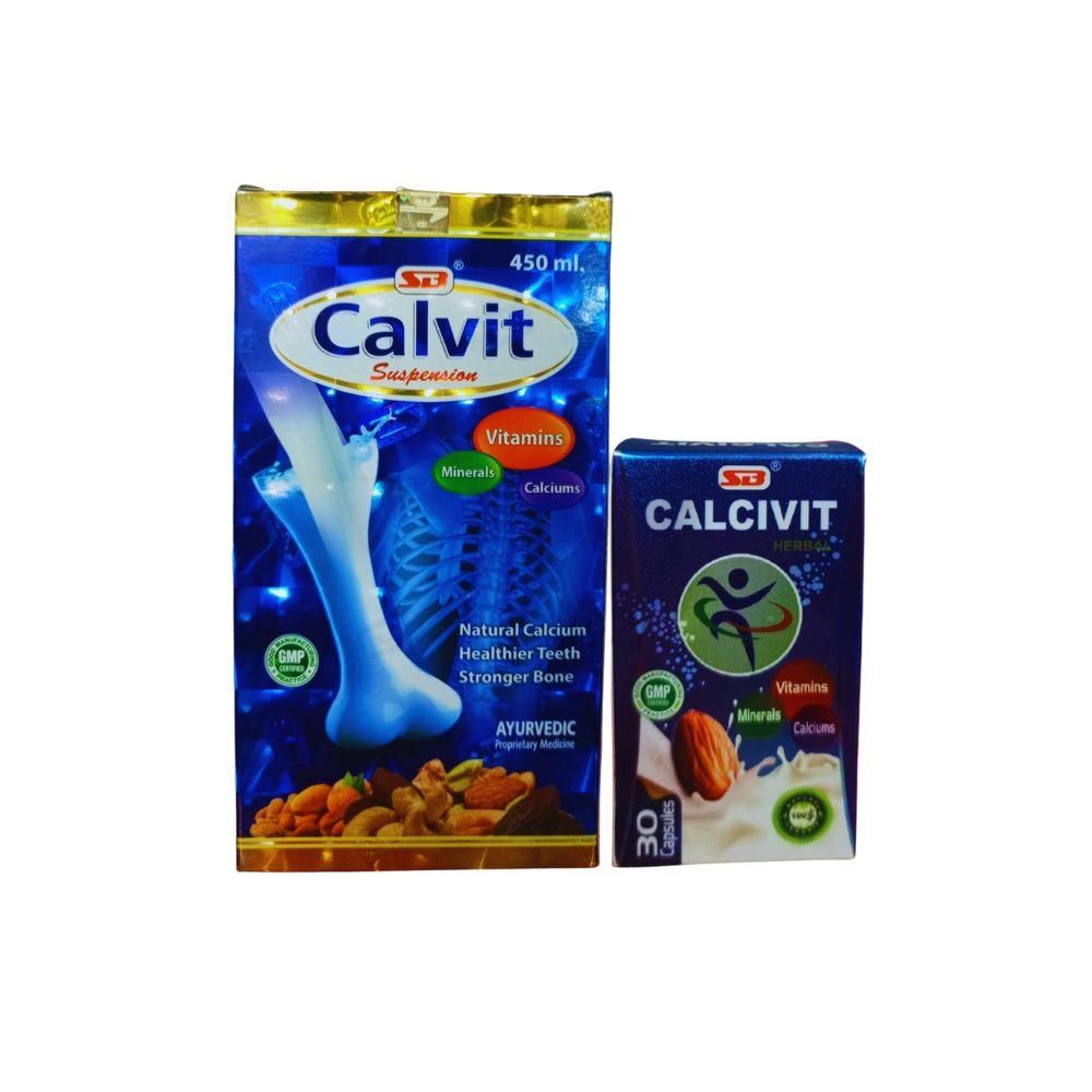 Best Ayurvedic Calcium Combo Calvit Syrup Buy online In India.