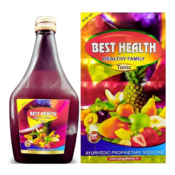 Best Health Healthy Family Tonic For weight gain 450 ml. (pack of 2)