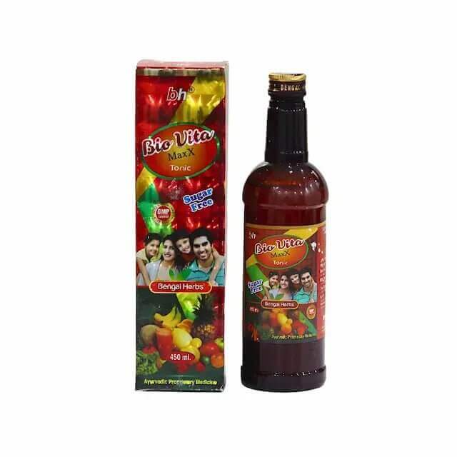 Bio Vita MaxX Sugar Free Tonic 450ml (Pack of 2)