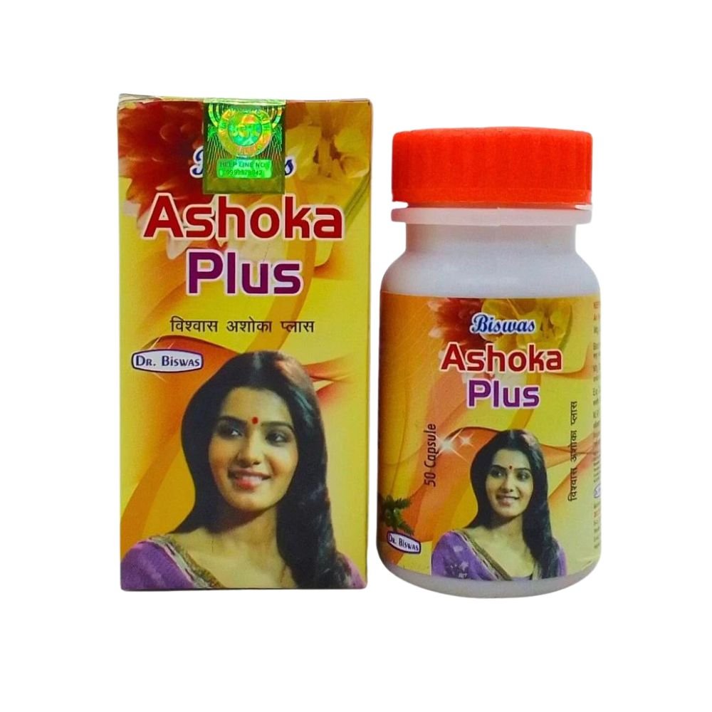 BISWAS ASHOKA PLUS 50 CAPSULE PACK OF 2