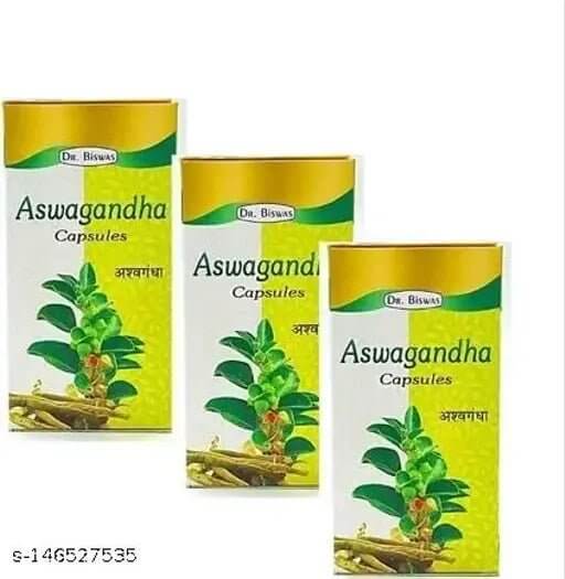 Biswas Aswagandha Capsule Pack Of 3