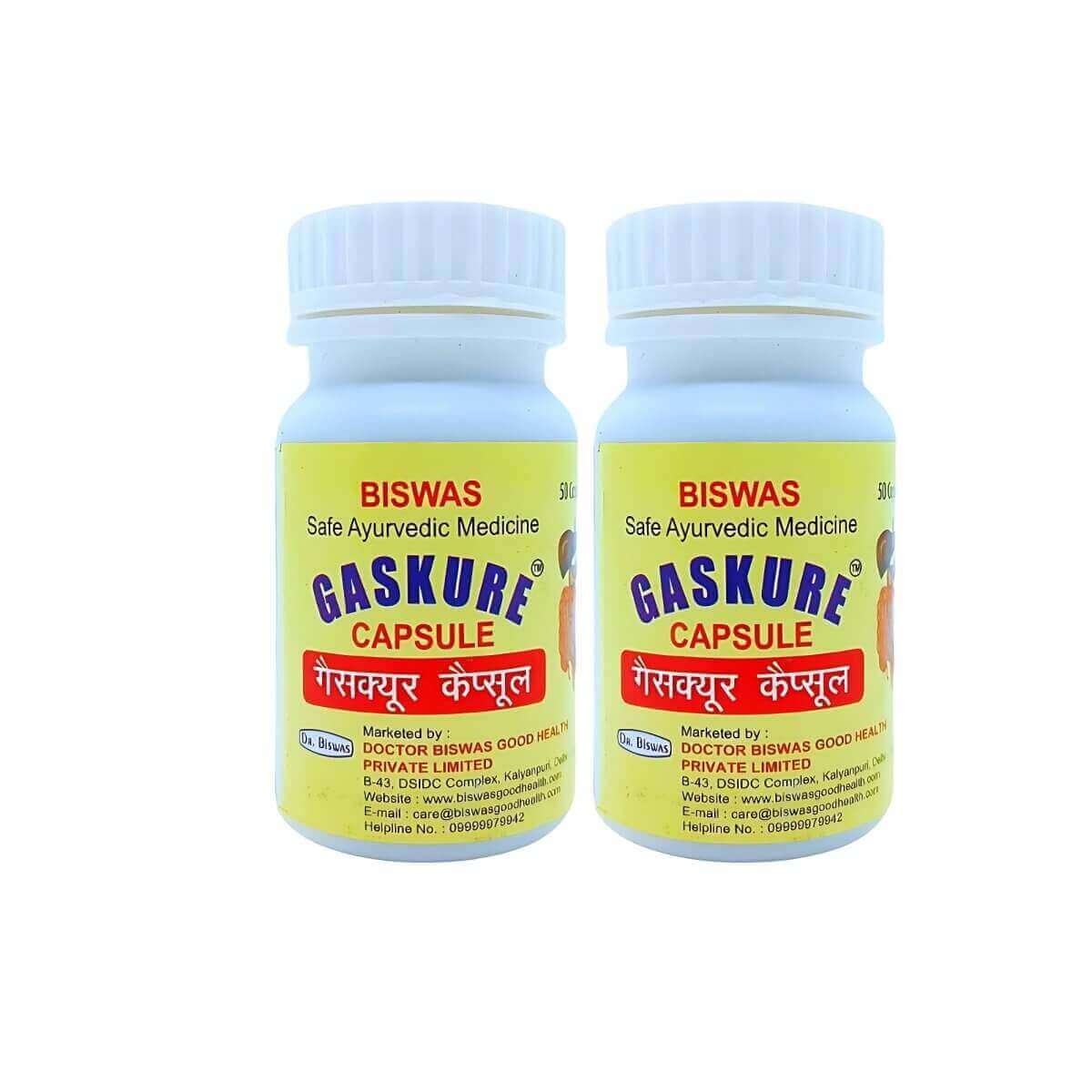 Biswas Gaskure 50 Capsule ( Pack Of 4 )