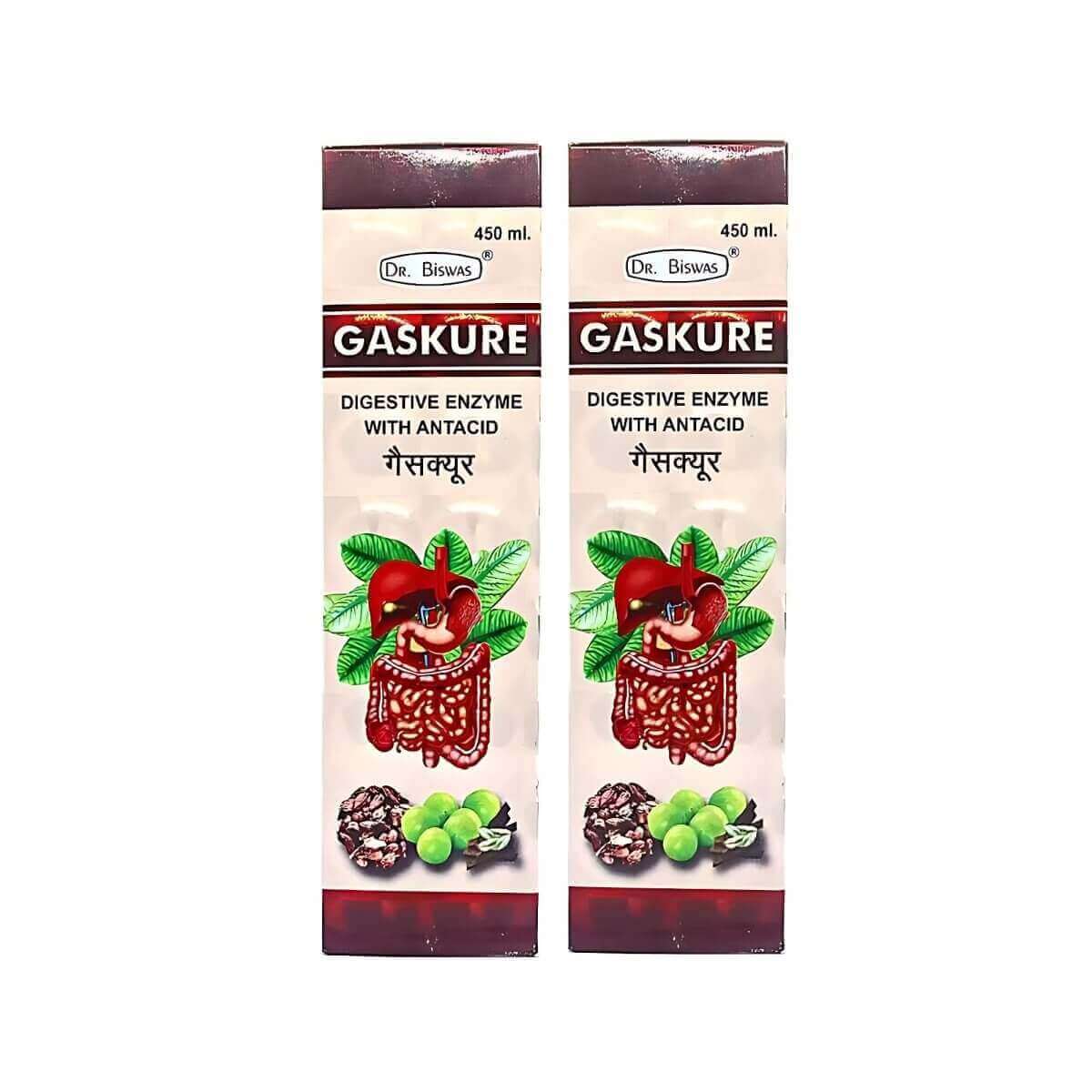 Biswas Gaskure Syrup 450 ml. ( PACK OF 3)