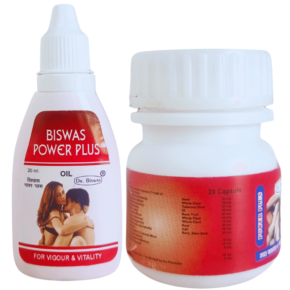 Biswas Power Plus Oil & Capsule (Combo Pack)