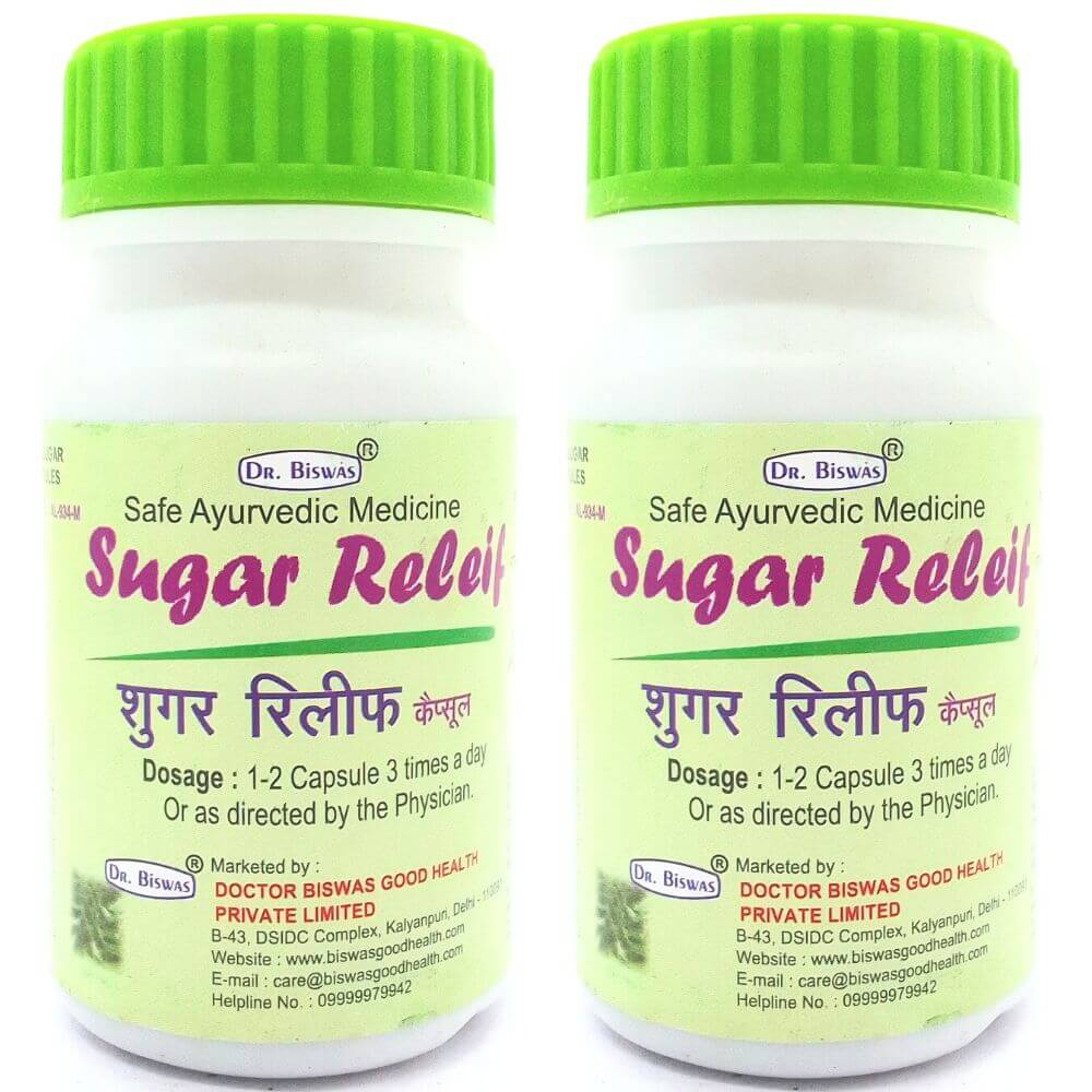 Biswas Sugar Relief Capsule (pack of 3)