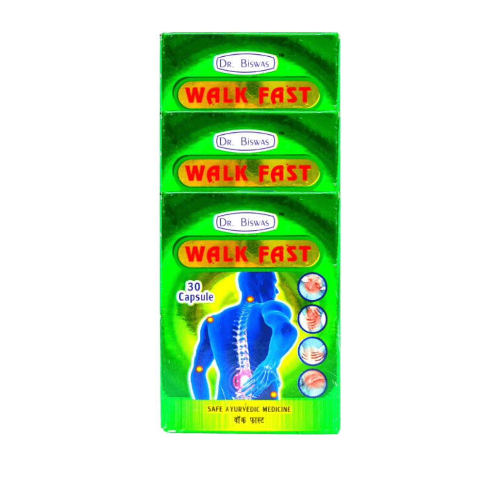 Biswas Walk Fast Capsule( Pack Of 3)