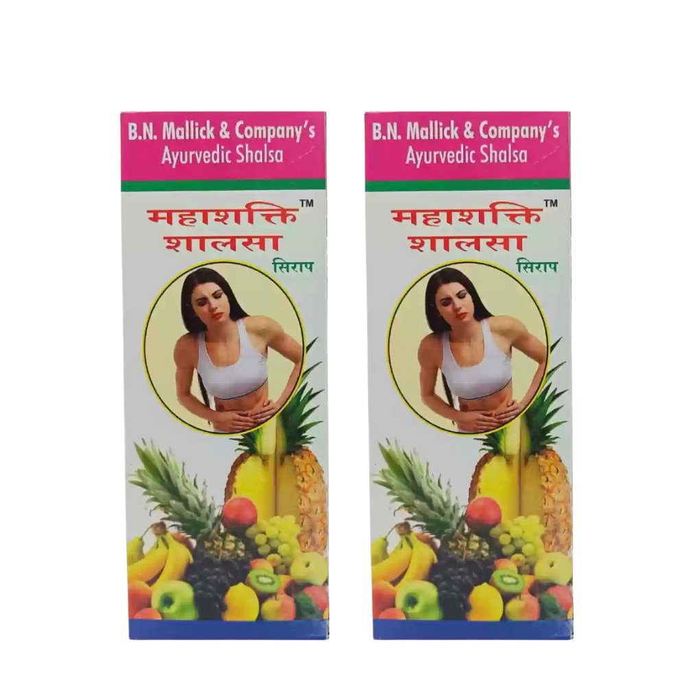 B.N Mallick Mahashakti Shalsa Syrup 450ml ( pack of 2 )