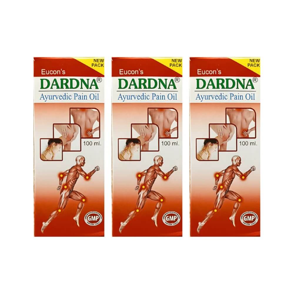 Book Now Ayurvedic Fast Relief Dardna Pain Oil (Pack Of 3)| Eucon's