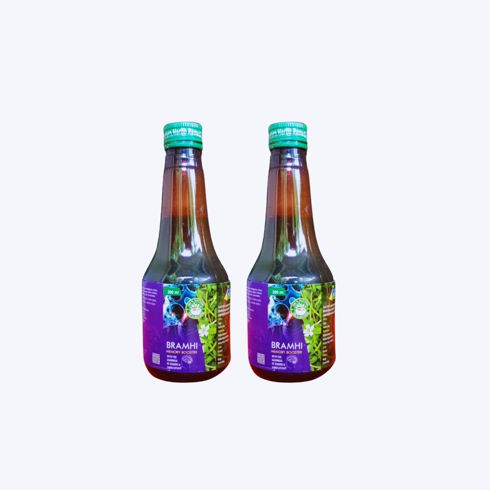 BRAMHI SYRUP 200ML FOR Improves Memory Makes children (PACK OF 3)